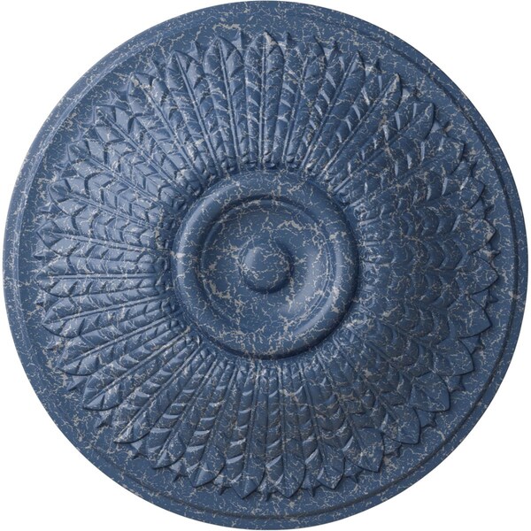 Ekena Millwork Modena Ceiling Medallion (Fits Canopies up to 5 1/4"), 23 1/2"OD x 3 1/2"P, Americana Crackle CM23MOAMC - main